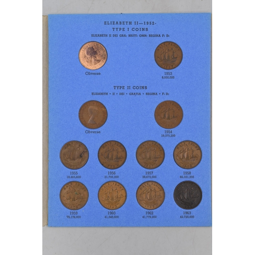 102 - Whitman Folder of British Half Pennies (1937 to 1967)