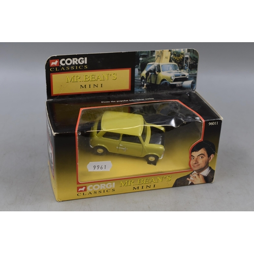 138 - Corgi Model Of ' Mr Beans Mini ( Model Number 96011 ) Complete with Presentation Box