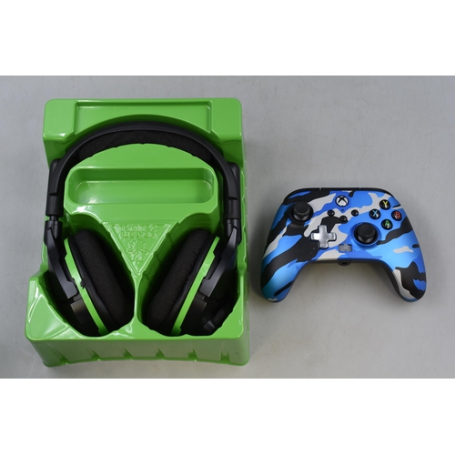 445 - Set of Boxed XBox One Stealth 600 Surround Sound Wireless Gaming Headset and a XBox Controller, unte... 