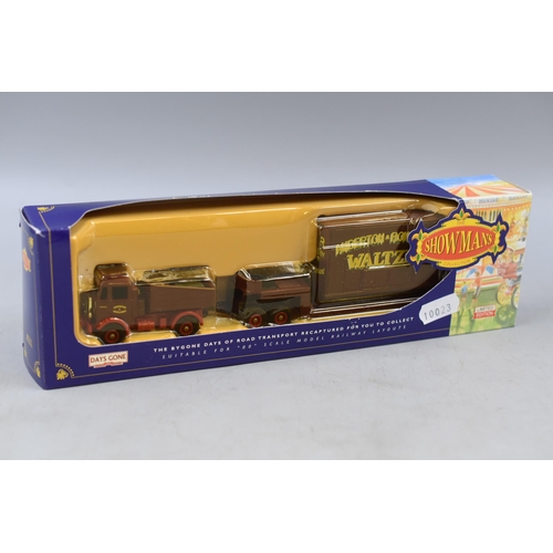 143 - Limited Edition, Showmans Collection From 'Lledo' ' AEC Mammoth Ballast Box with Drawbar Trailer and... 