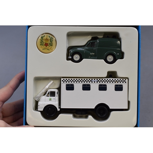 148 - Corgi Classics Hampshire Police Set Consisting of Bedford S Control Unit and Morris 1000, Also Inclu... 