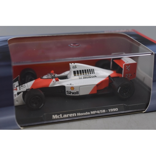 157 - Collection of Three Collectors Boxed 'Atlas Editions' Model Racing Cars Depicting 'Grand Prix, Legen... 