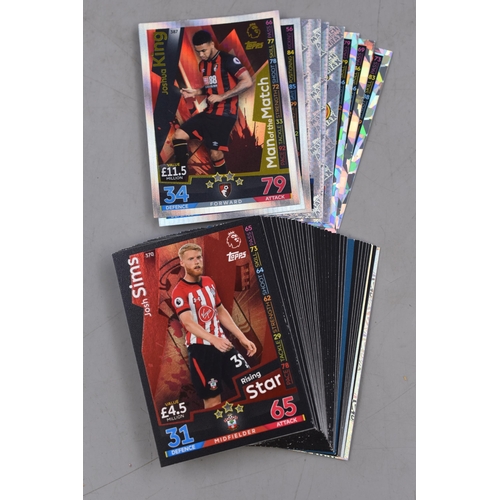 457 - Three Match Attax Tins with Contents of Cards in