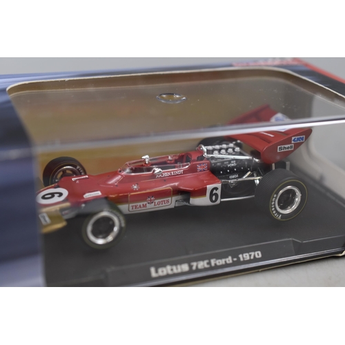 164 - Collection of Three Collectors Boxed 'Atlas Editions' Model Racing Cars Depicting 'Grand Prix, Legen... 