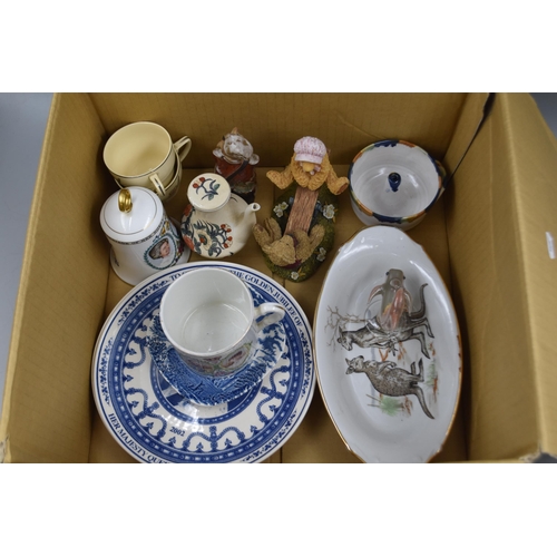 498 - A Mixed Selection To Include Royal Commemorative Ware, Tremar, Holly Hill, And More