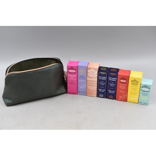 505 - Makeup Bag Containing a Large Mixed Selection of Cosmetics to include Mainly Cougar Serums and Moist... 