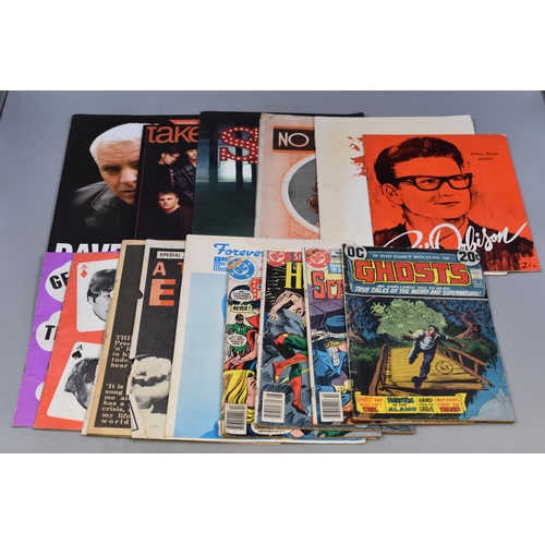 513 - A Selection of Vintage Music Magazines, Sheet Music, Comics, And Annuals. Includes Elvis, The Beatle... 