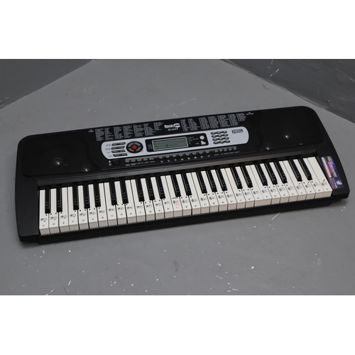 516 - A Rockjam RJ-654 Keyboard, Powers on When Tested. No Power Cable Included