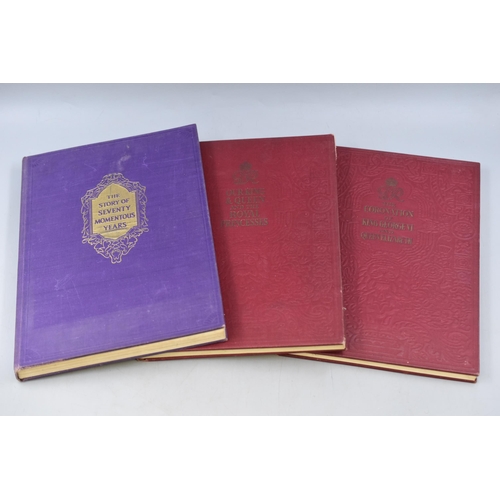 531 - Three Vintage Royalty Books to include Our King & Queen, The Coronation of George VI and George ... 