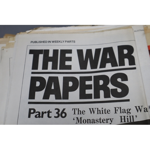 535 - Large Selection of Facsimiles, The War Papers. Unique Weekly Series of Re-printed Newspapers from th... 