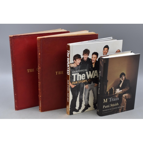 541 - Four Signed Music Related Books To Include The Wanted 'Our Story, Our Way' Signed By All Members, Si... 