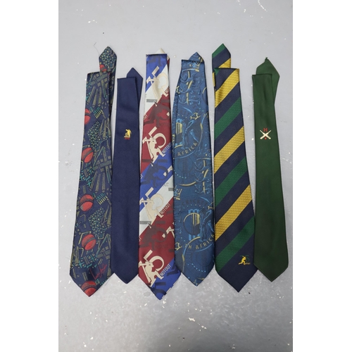 547 - Selection of Various Cricket Touring Ties. Includes South Africa, India and more