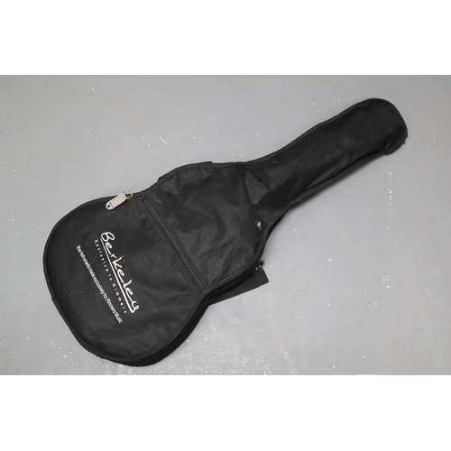 568 - Berkeley 3/4 Acoustic Guitar Complete with a Capo and Storage bag