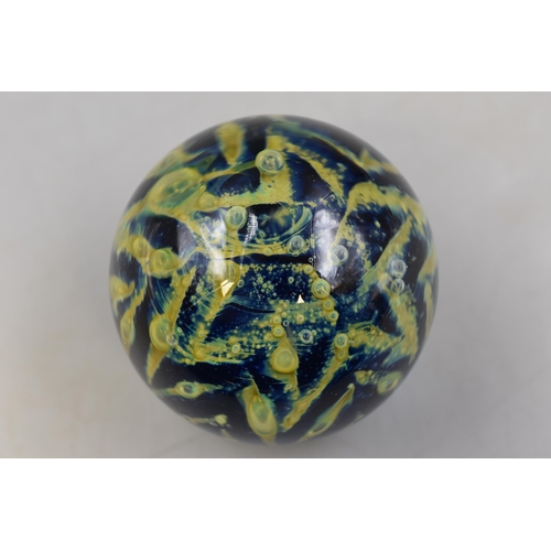 228 - Two Mdina Art Glass Paperweights