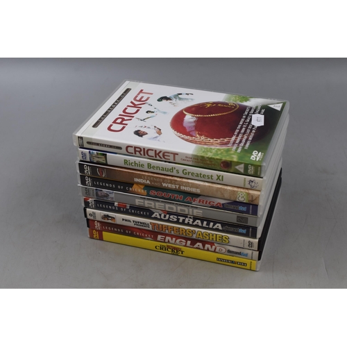 620 - Selection of Nine Cricket Related DVD’s