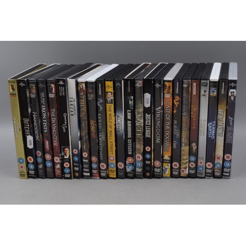 621 - Selection of DVDs Including Atomic Blonde, The Davinci Code, Kingsman : The Secret Service and More