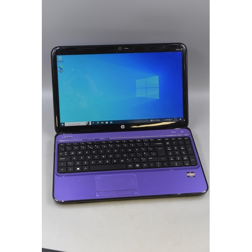 631 - HP Pavilion Laptop, 6gb Ram, 120gb SSD Windows 10 Pro 22H2. With Power Cable (Powers on)