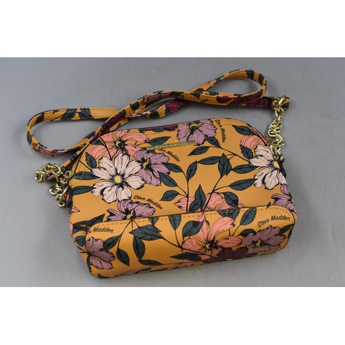 644 - A Steve Madden Floral Ladies Designer Handbag