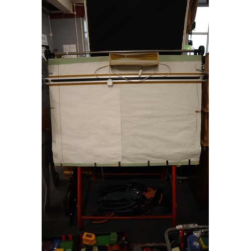 663 - Large Architects Free Standing Drawing Board with Home made Light (53