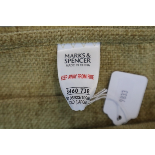 694 - Marks and Spencers Large Gold Throw