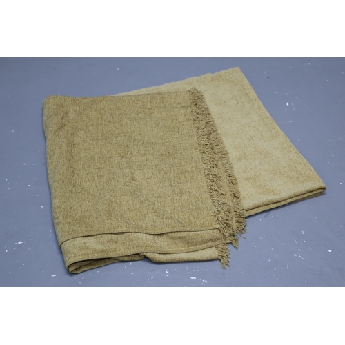 694 - Marks and Spencers Large Gold Throw