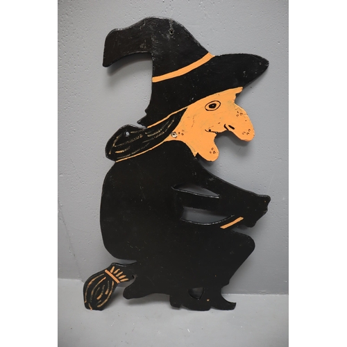 709 - Selection of Halloween Decorations - One Witch 30