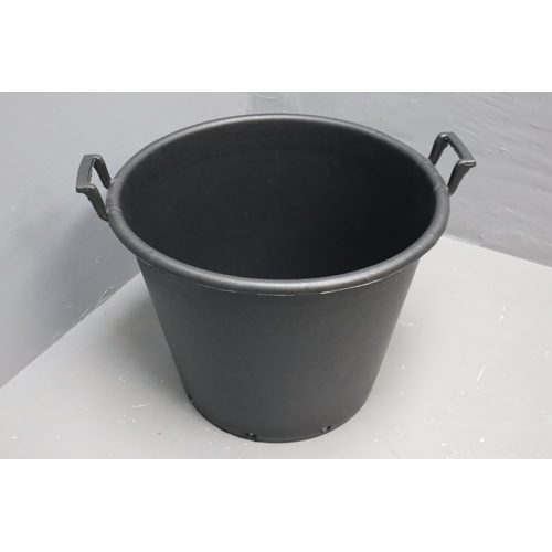 717 - Large Circular PVC Planter (2ft Diameter x 19