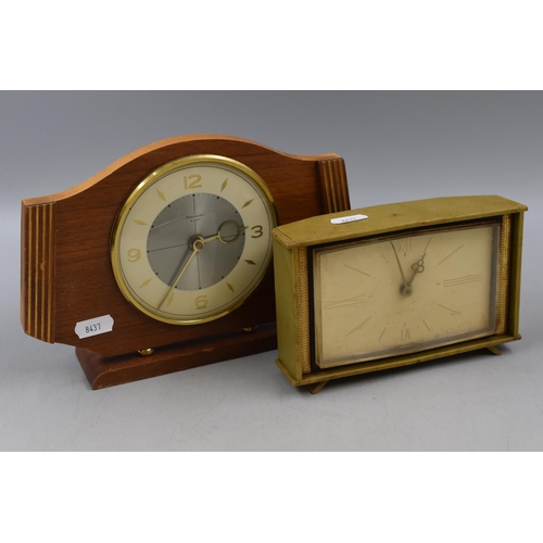 839 - Selection of 2 Vintage Art Deco Mantle Clocks (As Found)