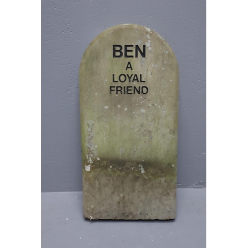 749 - Stone Gravestone Ideal for Decorative Halloween Display (20