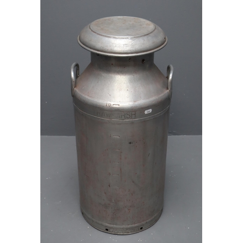 761 - Vintage Grundy 10 Gallon Aluminium Milk Churn (29