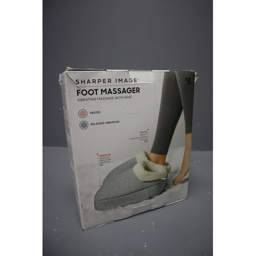 774 - Sharper Image Foot Massager Vibrating with Heat (Look to be Unused)