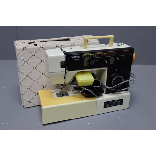 879 - Brother VX2061 sewing machine with accessories, working when tested