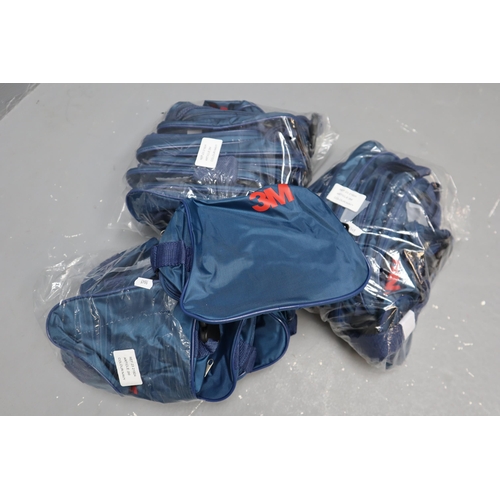 881 - Thirty-Five Navy Blue 3M Bum Bags