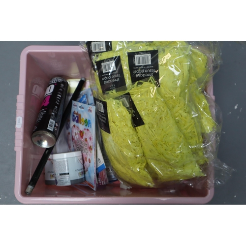 893 - Selection of Unused Special Occasion Balloons and Craft Items