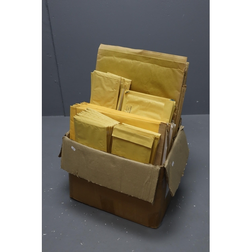 925 - Large Selection of Jiffy Padded Mailing Envelopes to include Small 215mm x 130mm, Large 630mm x 440m... 