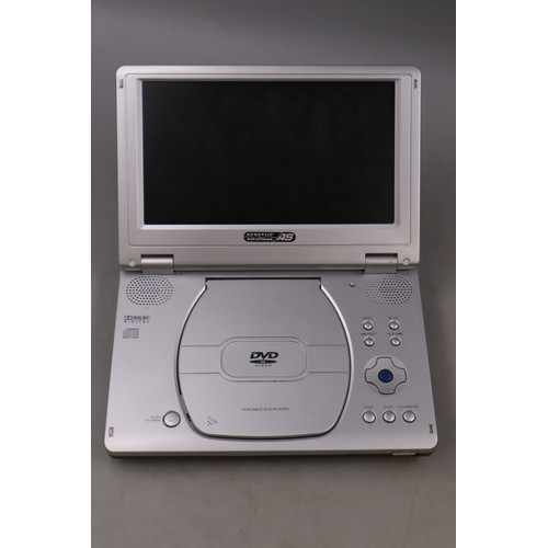 887 - Portable Dvd Player complete with Leads in a Storage case untested item