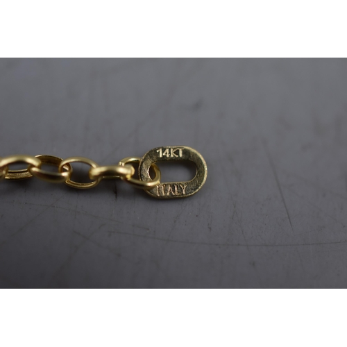 22 - Gold 585 (14ct) Chain, Approx. 19