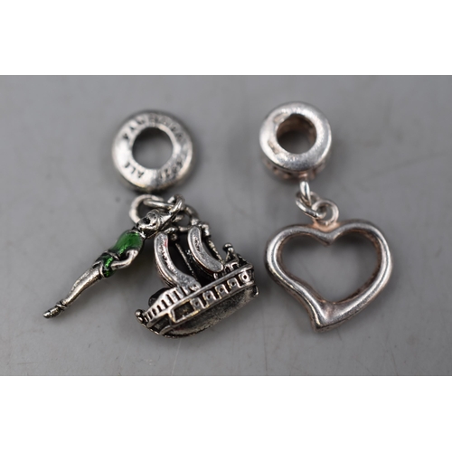 55 - Two Silver 925 Charms to include Pandora Silver Ale Charm and Amore Silver Charm