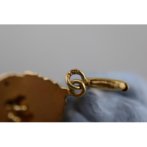 56 - Vintage 14ct Gold and Amethyst Art Nouveau Bracelet. Complete with Presentation Box
