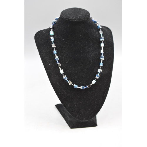 59 - Designer Coeur De Lion Blue Necklace