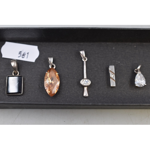 76 - A Selection of Ten Silver Charms and Pendants