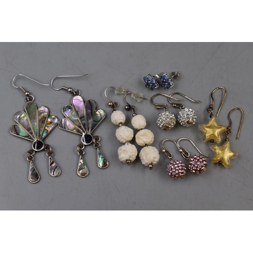 77 - Mixed Selection of Earrings to include Silver. With Presentation Box