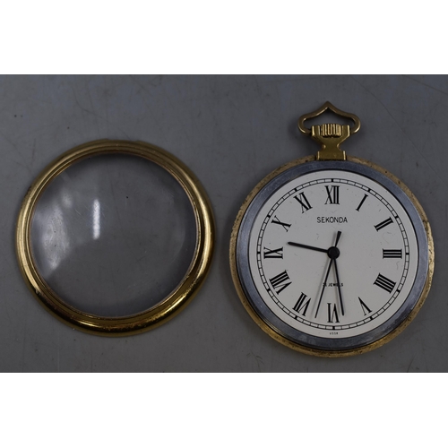 87 - Vintage Sekonda 21 Jewels Pocket Watch