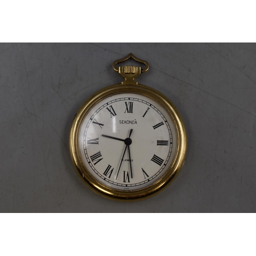 87 - Vintage Sekonda 21 Jewels Pocket Watch