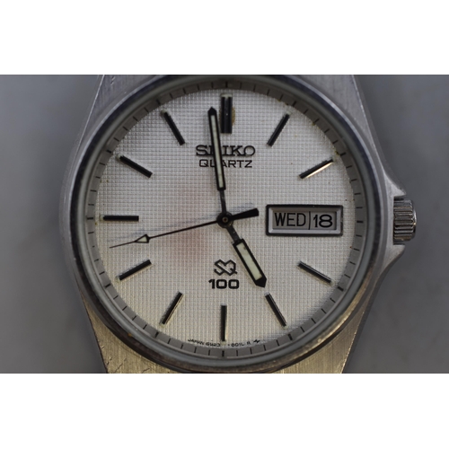 94 - Seiko SQ100 Quartz Gents Watch (Working)