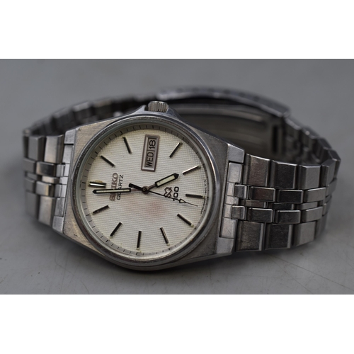 94 - Seiko SQ100 Quartz Gents Watch (Working)