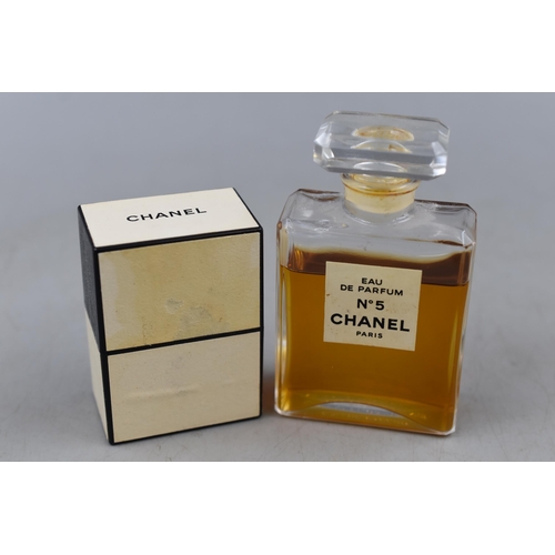 123 - Two Bottles of Chanel No. 5 Parfum 50ml and 7ml