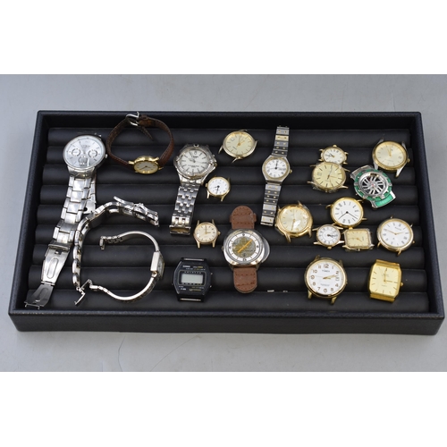 124 - Mixed Selection of Watches For Spares or Repair