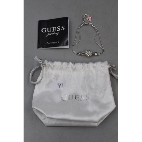 139 - Guess Designer Bracelet with Pouch and Certificate