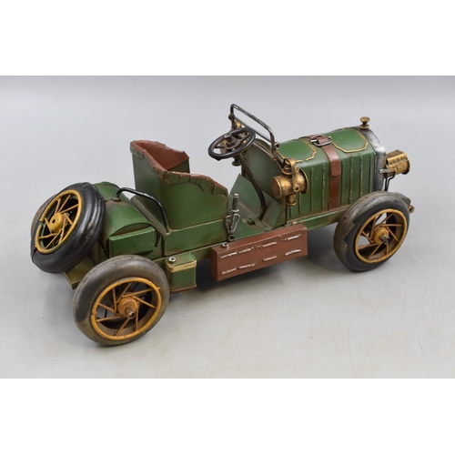 156 - Vintage Tin Plate Motor Vehicle (14